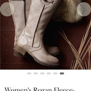 Overland Regan Fleece Lined Boot size 8 smoke color